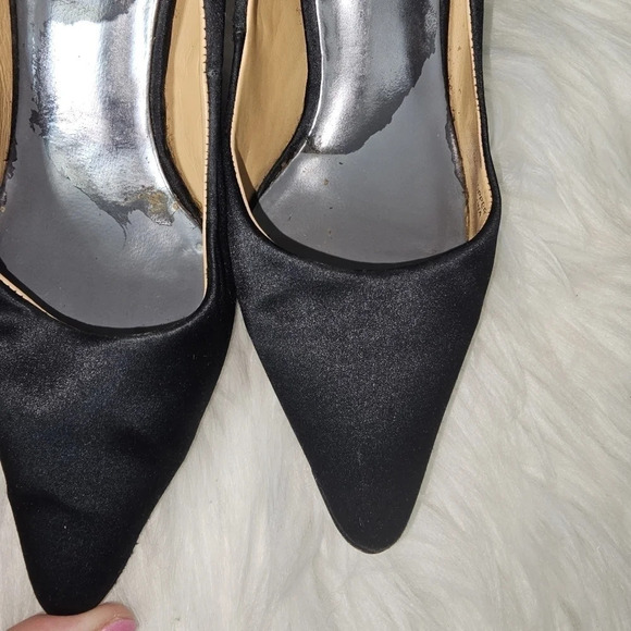 BADGLEY MISCHKA Women's Heels Black sz 5 - Picture 6 of 11
